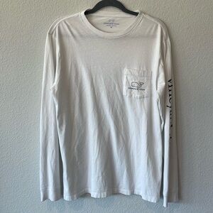 Vineyard Vines -‎ classic LS whale tee - size M